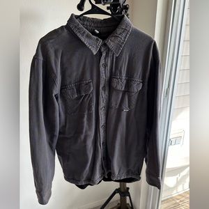 Rusty Gray and Blue Fleece Jacket